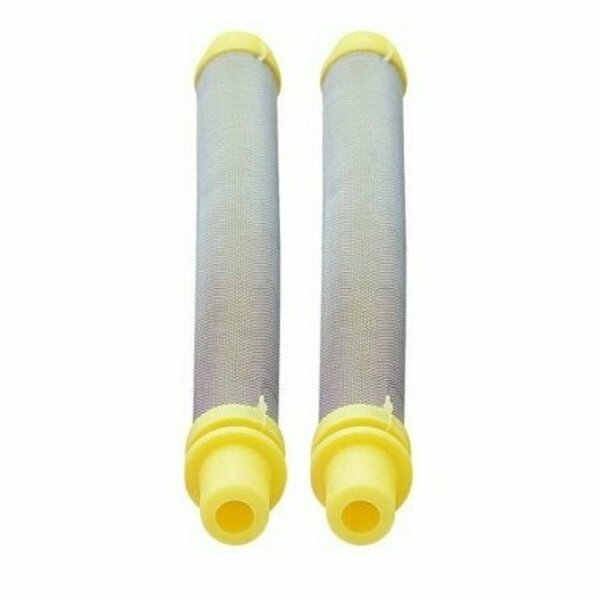 Asm Fine 100-Mesh Yellow Airless Spray Gun Filter, 2PK 4434-2